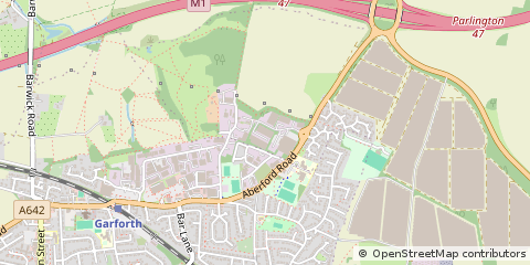 Map of Leeds, West Yorkshire