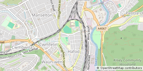 Map of Swansea