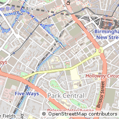 Map of Birmingham