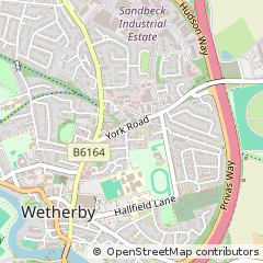 Map of Wetherby, West Yorkshire