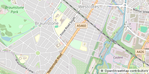 Map of Leicester