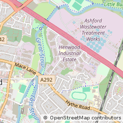 Map of Ashford, Kent