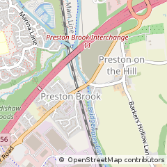 Map of Runcorn, Cheshire