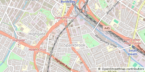 Map of Birmingham
