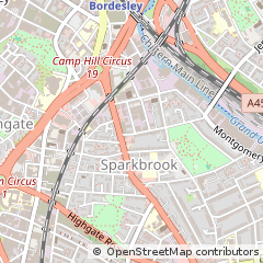 Map of Birmingham