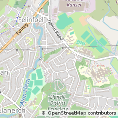 Map of Cardiff, South Glamorgan
