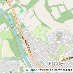 Map of Blairgowrie, Perthshire