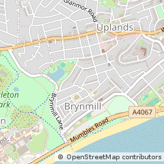 Map of Swansea