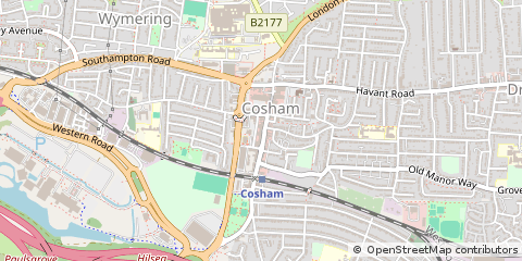 Map of Portsmouth, Hampshire