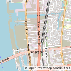 Map of Liverpool, Merseyside