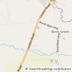 Map of Knutsford, Cheshire