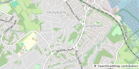 Map of Southampton, Hampshire