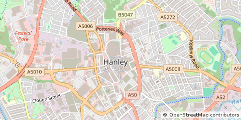 Map of Stoke-on-Trent