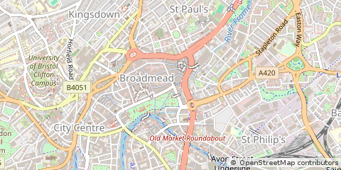 Map of Bristol