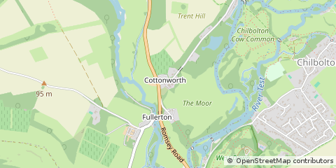 Map of Andover, Hampshire