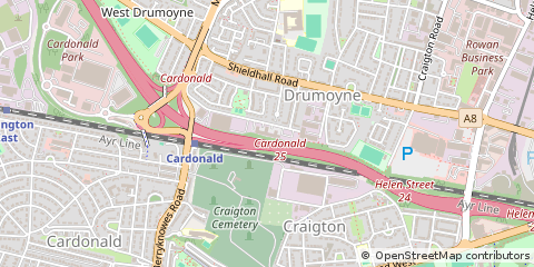 Map of Glasgow
