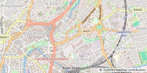 Map of Bristol
