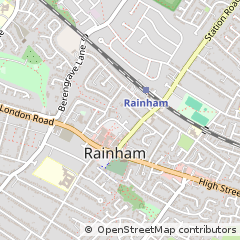 Map of Gillingham, Kent