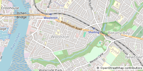 Map of Southampton