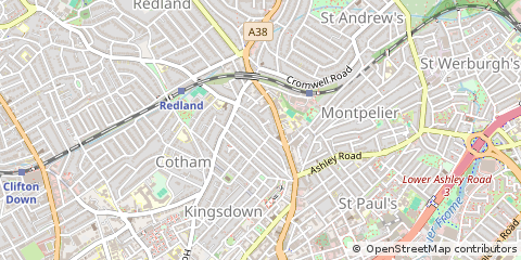 Map of Bristol