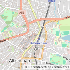 Map of Altrincham