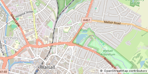 Map of Walsall