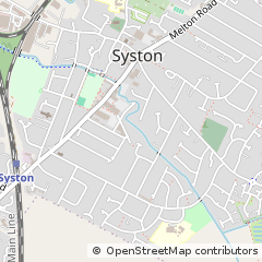 Map of Syston, Leicester