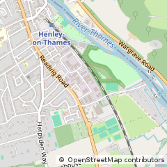 Map of Henley on Thames, Oxfordshire