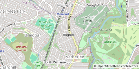 Map of Glasgow