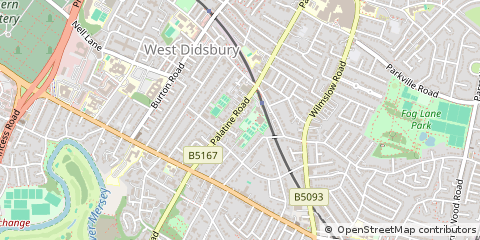 Map of Manchester