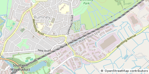 Map of Cardiff