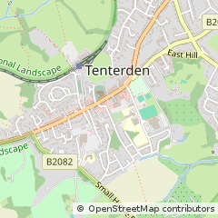 Map of Tenterden, Kent