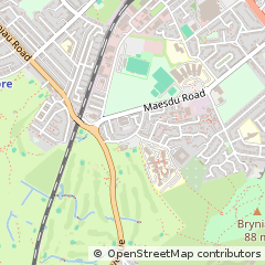 Map of Llandudno, Gwynedd