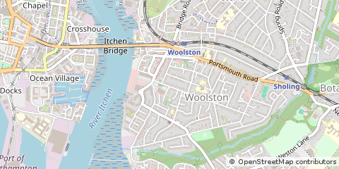 Map of Southampton