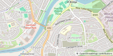 Map of Aberdeen