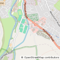 Map of Tavistock, Devon