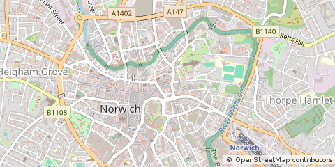 Map of Norwich