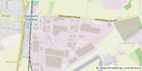 Map of Leeds, North Yorkshire
