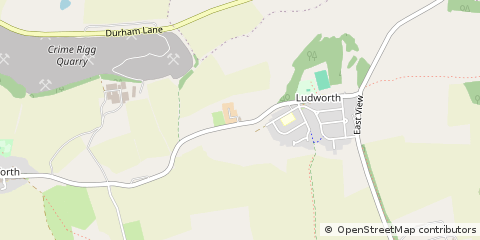 Map of Ludworth, Durham