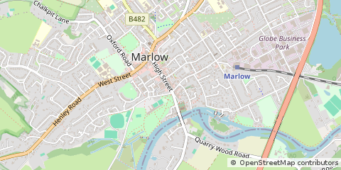 Map of Marlow