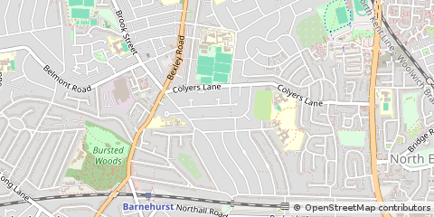 Map of Erith