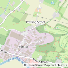 Map of Maidstone, Kent