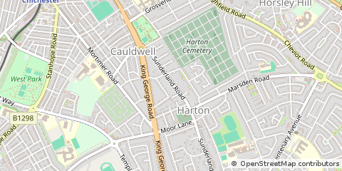 Map of South Shields