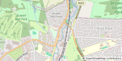 Map of Nottingham