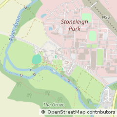 Map of Kenilworth, Warwickshire