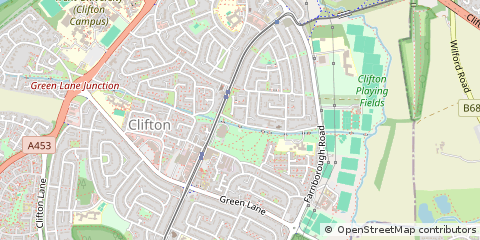 Map of Nottingham