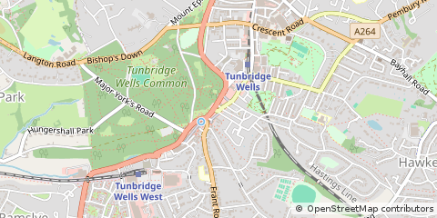 Map of Tunbridge Wells