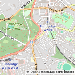 Map of Tunbridge Wells