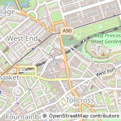 Map of Edinburgh
