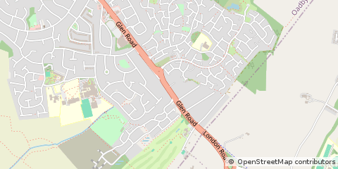 Map of Leicester, Leicestershire